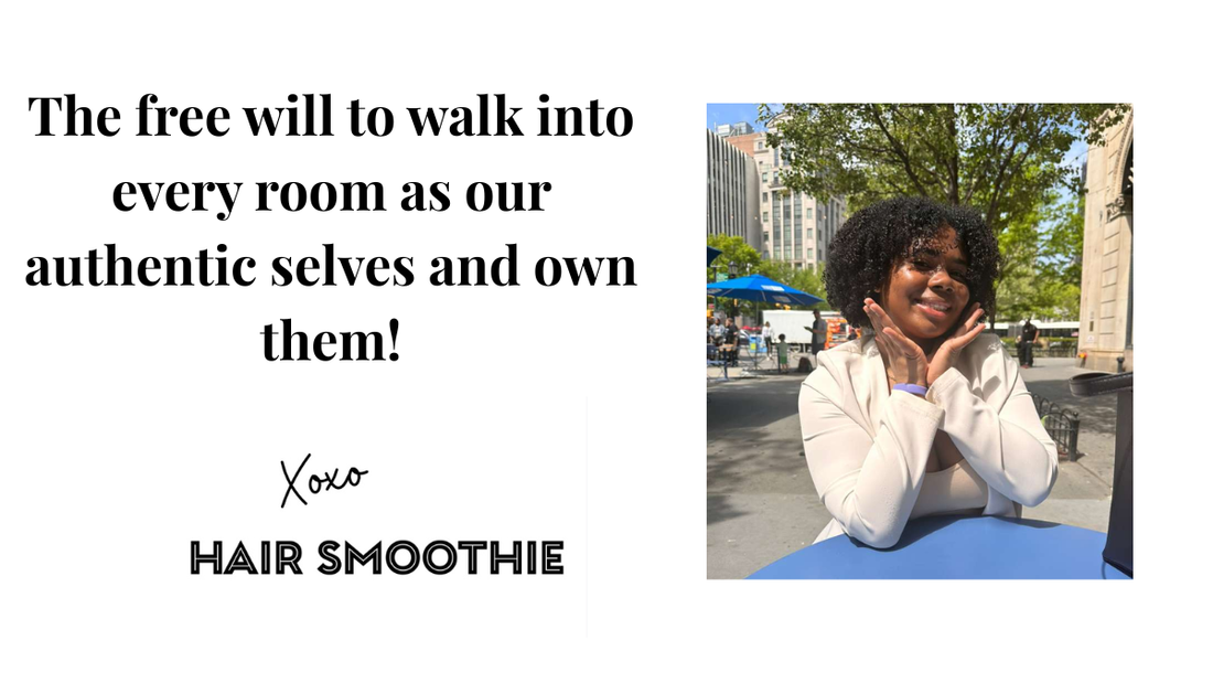 The free will to walk into every room as our authentic selves and own them!