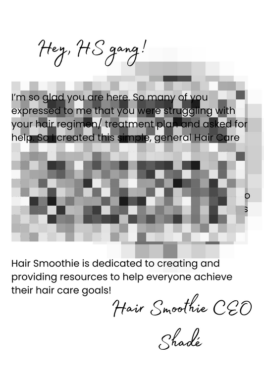 Hair Smoothie's Haircare Journal